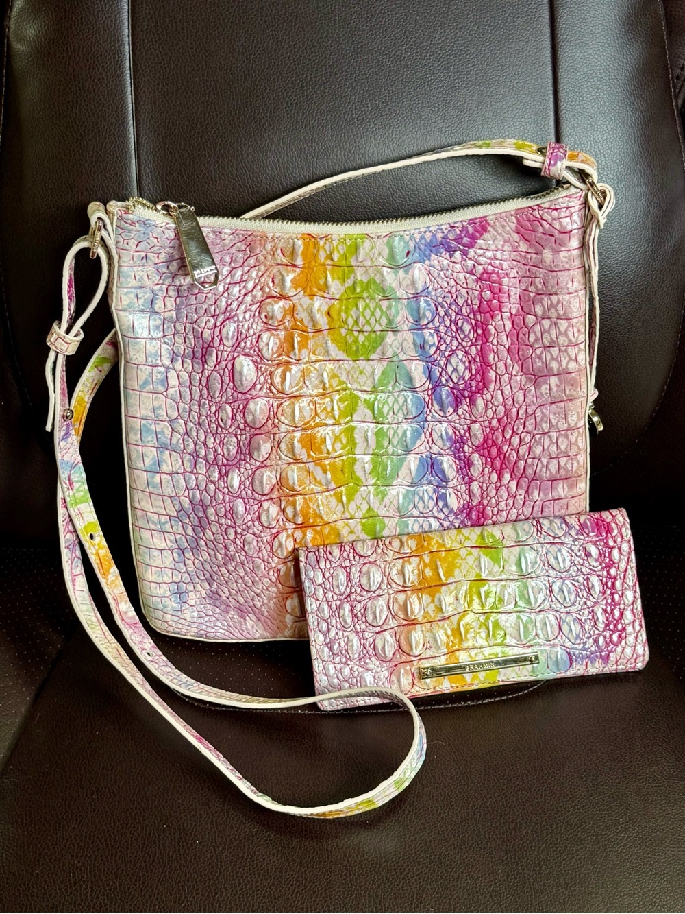 Brahmin Katie Optimism Crossbody/Ady Wallet Set